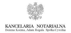 Bożena Koćma Adam Rogala Kancelaria Notarialna Sc - logo